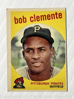 Sports Cards: Baseball: 1959 Topps #478 Roberto Bob Clemente