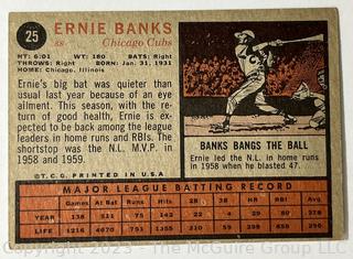 Sports Cards: Baseball: 1962 Topps #25 Ernie Banks