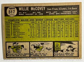 Sports Cards: Baseball: 1961 Topps #517 Willie McCovey