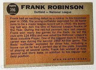 Sports Cards: Baseball: 1962 Topps #396 Frank Robinson All Star Card