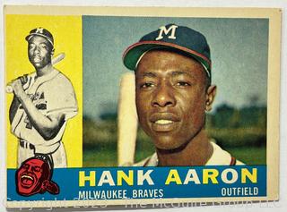 Sports Cards: Baseball: 1960 Topps #300 Hank Aaron 