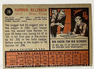 Sports Cards: Baseball: 1962 Topps #70 Harmon Killebrew