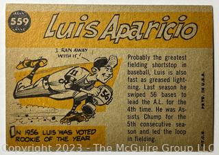 Sports Cards: Baseball: 1960 Topps Sport Magazine All-Star Luis Aparicio