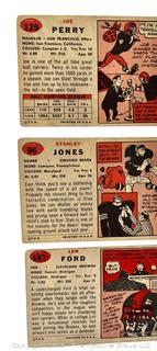 Sports Cards: Football: 10 Professional Football Player Cards Circa Early 1960's