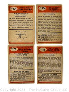 Sports Cards: Football: 12 Professional Football Player Cards Circa Early 1960's