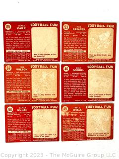 Sports Cards: Football: 18 1958 Topps Football Card loy: Earl Morrall et al

