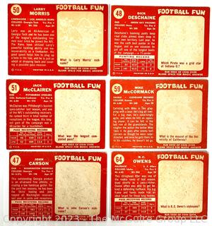 Sports Cards: Football: 18 1958 Topps Football Card loy: Earl Morrall et al

