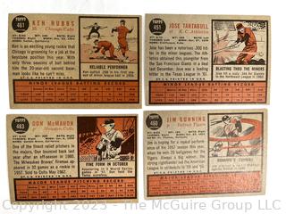 Sports Cards: Baseball: 18 Topps Cards Circa Early 1960's