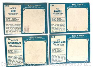 Sports Cards: Football: 18 1961 Topps Football Card lot: AFL teams