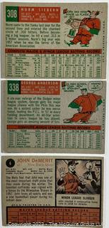 Sports Cards: Baseball: 18 Topps Cards 1959 / 1962: Ken Boyer; et al
