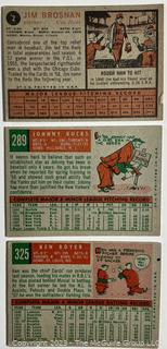 Sports Cards: Baseball: 18 Topps Cards 1959 / 1962: Ken Boyer; et al
