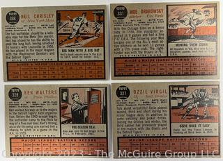 Sports Cards: Baseball: 18 Topps Cards Circa 1962 ; Billy Williams 288 All-Star Rookie 1961 