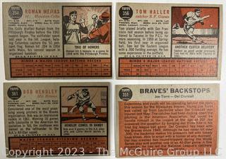 Sports Cards: Baseball: 18 Topps Cards Circa Early 1960's