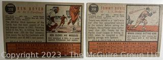 Sports Cards: Baseball: 18 Topps Cards Circa Early 1960's