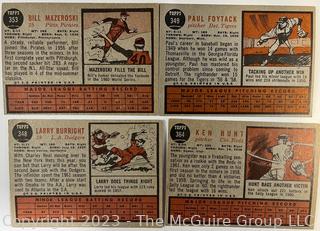 Sports Cards: Baseball: 18 Topps Cards Circa Early 1960's