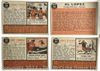 Sports Cards: Baseball: 18 1962 Topps Baseball Cards: Jim Gentile, Ruben Amaro et al