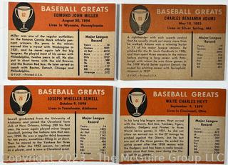 Sports Cards: Baseball: (19) Fleer 1961 Baseball Greats Cards