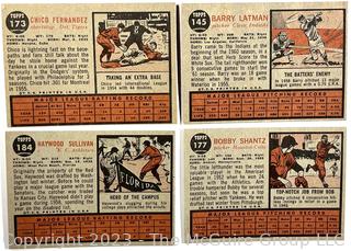 Sports Cards: Baseball: 18 1962 Topps: Al Kaline #150 $; Vada Pinson et al