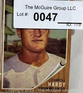 Sports Cards: Baseball: 18 1962 Topps: Al Kaline #150 $; Vada Pinson et al