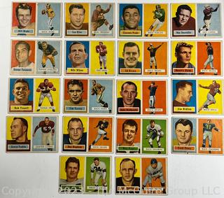 Sports Cards: Football: 36 Professional Football Player Cards Circa Early 1960's