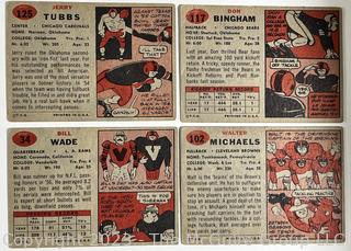 Sports Cards: Football: 36 Professional Football Player Cards Circa Early 1960's