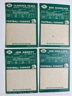 Sports Cards: Football: 18 Professional Football Player Cards Circa Early 1960's