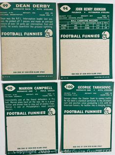 Sports Cards: Football: 18 Professional Football Player Cards Circa Early 1960's