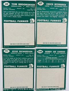 Sports Cards: Football: 18 Professional Football Player Cards Circa Early 1960's