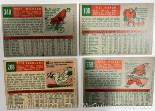 Sports Cards: Baseball: 17 Topps Cards Circa Early 1960's