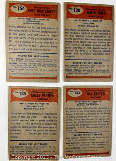 Sports Cards: Football: 18 Professional Football Player Cards Circa Early 1960's