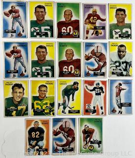 Sports Cards: Football: 15 Professional Football Player Cards Circa Early 1960's