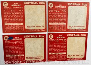 Sports Cards: Football: 20 Professional Football Player Cards Circa Early 1960's