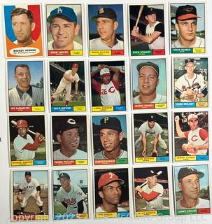 Sports Cards: Baseball: 20 Topps Cards Circa Early 1960's