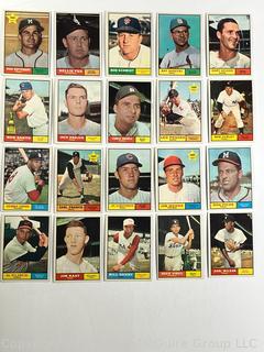 Sports Cards: Baseball: 20 Topps Cards Circa Early 1960's