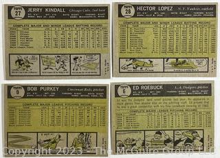 Sports Cards: Baseball: 20 Topps Cards Circa Early 1960's