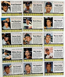 Sports Cards: Baseball: 15 Baseball Star Cards