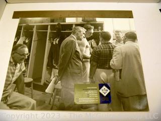 Original Rickerby photograph: Gil Hogdes and Pee Wee Reese in clubhouse after World Series victory