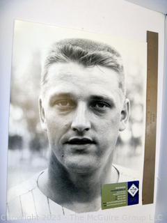 Original Rickerby photograph: close up head shot of NY Yankee slugger Roger Maris