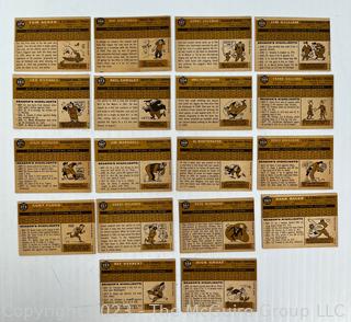 Sports Cards: Baseball: 18 Topps Cards Circa Early 1960's