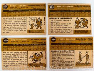 Sports Cards: Baseball: 18 Topps Cards Circa Early 1960's