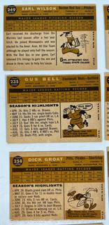 Sports Cards: Baseball: 14 Topps Cards Circa Early 1960's