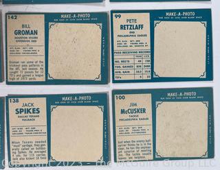 1961 Topps Football 17 Cards: Pete Retzlaff; Wren et al