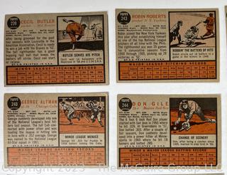 1962 Topps Baseball card lot (18): Robin Roberts; George Altman;et al