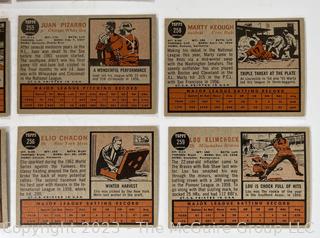 1962 Topps Baseball card lot (18): Robin Roberts; George Altman;et al