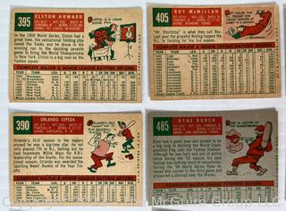 Sports Cards: Baseball: 18 Topps Cards Circa Early 1960's