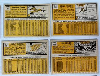 Sports Cards: Baseball: 17 Topps Cards 1963's: Jim Lemon, Marv Thronberry, Bob Aspromonti et al