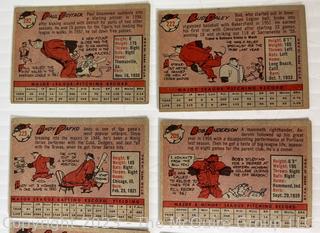 1958 Topps Baseball 6 Card lot: