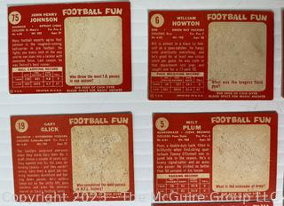 1958 Topps Football 18 Card lot: Robustelli; Ameche; Renfo, et al