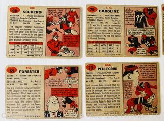 Sports Cards: Football: 36 Topps Cards Circa Early 1960's