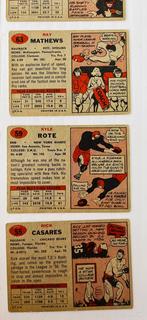 Sports Cards: Football: 36 Topps Cards Circa Early 1960's